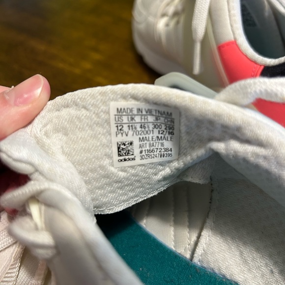 Adidas EQT Support RF - white size 12 sneakers - Picture 3 of 7